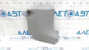 Front lower right pillar trim for Toyota Prius V 15-17, gray, scratches
