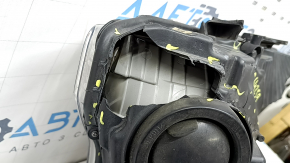 Ford F-150 18-20 left front headlight, bare, halogen, broken housing, scratches