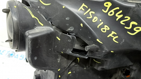Ford F-150 18-20 left front headlight, bare, halogen, broken housing, scratches