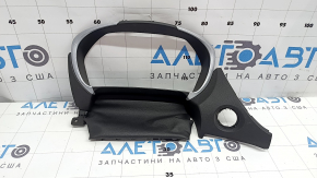 Black instrument cluster trim for the 1919 Chevrolet Volt with gray molding