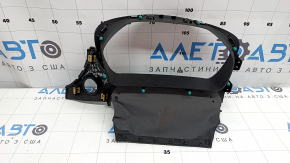 Black instrument cluster trim for the 1919 Chevrolet Volt with gray molding