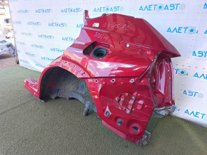 Quarter wing rear left Lexus NX300 NX300h 18-21 under BSM, sawed off, red
