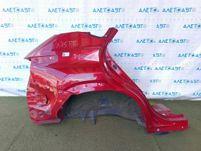 Quarter wing rear right Lexus NX300 NX300h 18-21 under BSM, sawed off, red, pokes