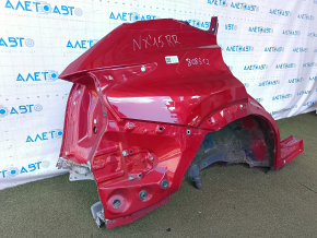 Quarter wing rear right Lexus NX300 NX300h 18-21 under BSM, sawed off, red, pokes