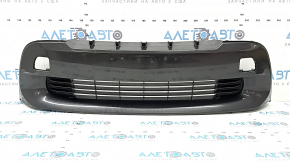 Toyota Prius V 15-17 front bumper lower grille without fog lights, scratches, broken fasteners, non-standard holes, dents