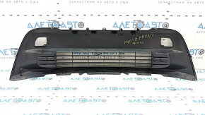 Toyota Prius V 15-17 front bumper lower grille without fog lights, scratches, broken fasteners, non-standard holes, dents