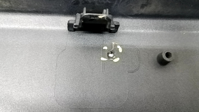 Toyota Prius V 15-17 front bumper lower grille without fog lights, scratches, broken fasteners, non-standard holes, dents