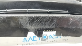 Toyota Prius V 15-17 front bumper lower grille without fog lights, scratches, broken fasteners, non-standard holes, dents