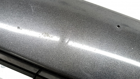 Toyota Prius V 15-17 front bumper lower grille without fog lights, scratches, broken fasteners, non-standard holes, dents