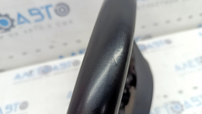 VW Tiguan 18-21 black leather steering wheel, no buttons or trim, scratches, dents