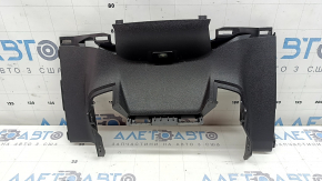 Chevrolet Volt 16 lower center dashboard trim panel - black, worn