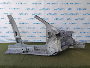 Front left quarter panel of VW Tiguan 18-24, sawed off, with central pillar, silver