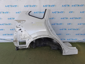 Honda CRV 17-22 rear right quarter fender, sawn off, white, nicks, non-factory hole