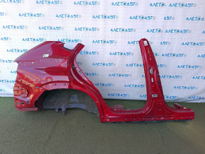 Lexus NX300 NX300h 18-21 rear right quarter wing, sawn off, with B-pillar, red, dents