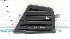 Left trunk pocket trim for Toyota Prius V 12-17, dark gray