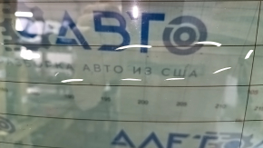 Rear window of the Audi Q3 83A 19-25 trunk lid, tinted, scratched, heated, contact unsoldered