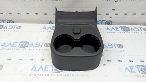 Chevrolet Volt 16 rear center console trim with cup holders - black, with cigarette lighter, scratches