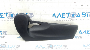 Right side passenger seat trim for Toyota Prius V 12-17, black, plastic turned white