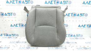 Toyota Prius V 12-17 passenger seat cushion upholstery, gray leather, perforated, dry-cleanable