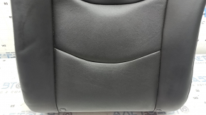 Left rear seat back for Chevrolet Volt 16-18, black leather, perforated