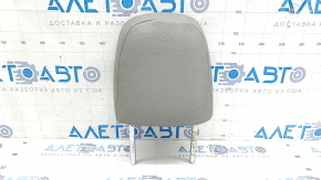 Front right headrest for Toyota Prius V 15-17, light gray leather, dry-cleanable