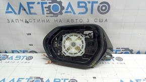 Left side mirror housing for Toyota Prius 50 16-20 with wiring and mechanism, without bracket, black, 6 pins