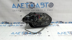 Left side mirror housing for Toyota Prius 50 16-20 with wiring and mechanism, without bracket, black, 6 pins