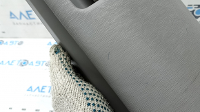 Toyota Prius V 15-17 upper glove compartment, gray leather, needs cleaning