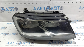 Right front headlight for VW Tiguan 18-21, halogen, LED DRL, chips, scratches