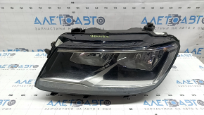 Left front headlight for VW Tiguan 18-21, halogen, LED DRL, polishable
