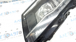 Left front headlight for VW Tiguan 18-21, halogen, LED DRL, polishable