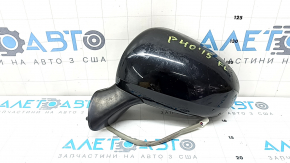 Left side mirror assembly for Toyota Prius V 15-17, 5 pins, black