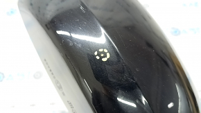 Right side mirror assembly for Toyota Prius V 12-17, 5 pins, black, cracks in the mirror frame