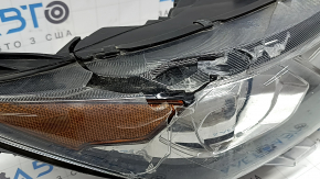 Chevrolet Volt 16 front right headlight - broken glass, broken housing, broken mountings