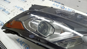 Chevrolet Volt 16-19 front left headlight, polished, worn