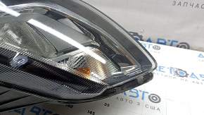 Chevrolet Volt 16-19 front left headlight, polished, worn