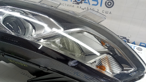 Chevrolet Volt 16-19 front left headlight, polished, worn