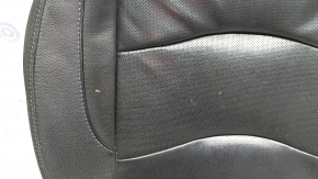 Chevrolet Volt 16-19 driver's seat upholstery, black leather, blue stitching, heated, dry-cleanable