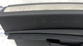 Porsche Macan 15-18 trunk opening trim, black, chrome trim, scratches, broken mount