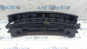 Porsche Macan 15-18 trunk opening trim, black, chrome trim, scratches, broken mount