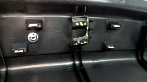 Porsche Macan 15-18 trunk opening trim, black, chrome trim, scratches, broken mount