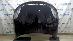 Naked hood of a Porsche Macan 15-18, aluminum, black A1, dents, chips, bumps