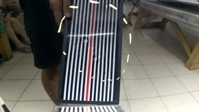 Naked hood of a Porsche Macan 15-18, aluminum, black A1, dents, chips, bumps