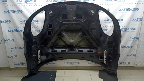 Naked hood of a Porsche Macan 15-18, aluminum, black A1, dents, chips, bumps