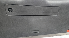 Lower tailgate trim for a Porsche Macan 15-18, black, with trim and reflectors, scratches, broken fastener