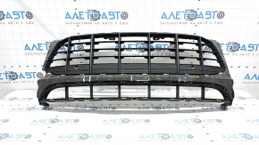 Front bumper grille, central, Porsche Macan 15-18, structure, for parking sensors, non-factory holes, broken fasteners