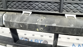 Front bumper grille, central, Porsche Macan 15-18, structure, for parking sensors, non-factory holes, broken fasteners