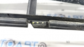 Front bumper grille, central, Porsche Macan 15-18, structure, for parking sensors, non-factory holes, broken fasteners