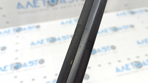 Door-glass molding, central front left, Toyota Prius V 12-17, matte black, scratches