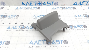 Front center console trim for Toyota Prius V 15-17, gray, without cup holder, scratches